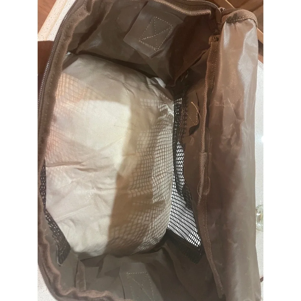 Mud River Dog Products Gear Bag Unisex Brown Ventilated Mesh Hunting Tote